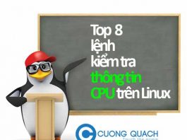 top 8 lệnh kiểm tra thông tin cpu trên linux