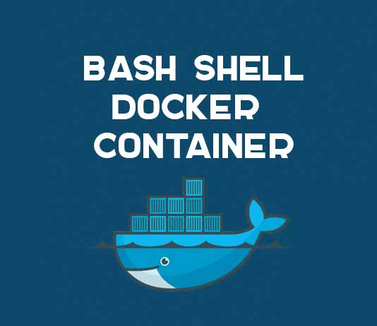 bash shell trong docker container