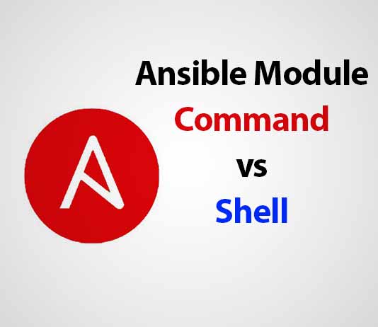 so sánh ansible module command vs shell