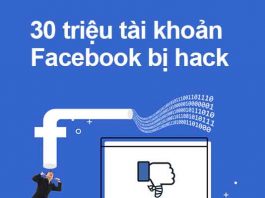 30 triệu tài khoản facebook bị hack