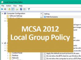 mcsa 2012 local group policy