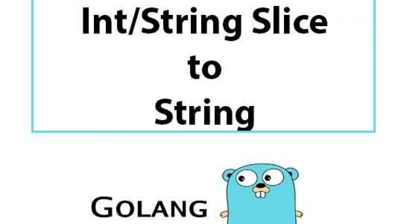 Go] Chuyển Đổi Int/String Slice Sang Kiểu Dữ Liệu String Trong Golang -  Technology Diver